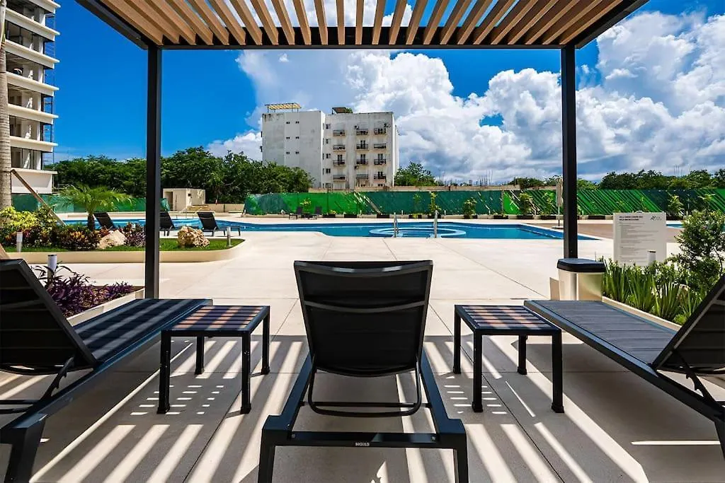 Apartment 2 Rooms, Pools, Tennis, Spa, Gym, Petpark, Jacuzzi Playa del Carmen